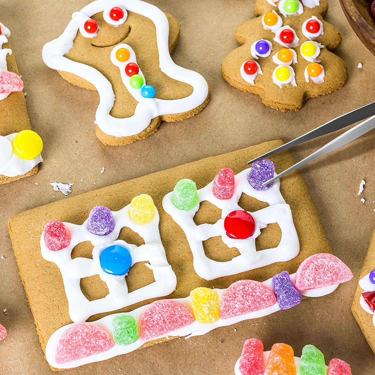 AB15-24 Pcs Cookie Decorating  - Model Kit Tweezers ulasan dan harga