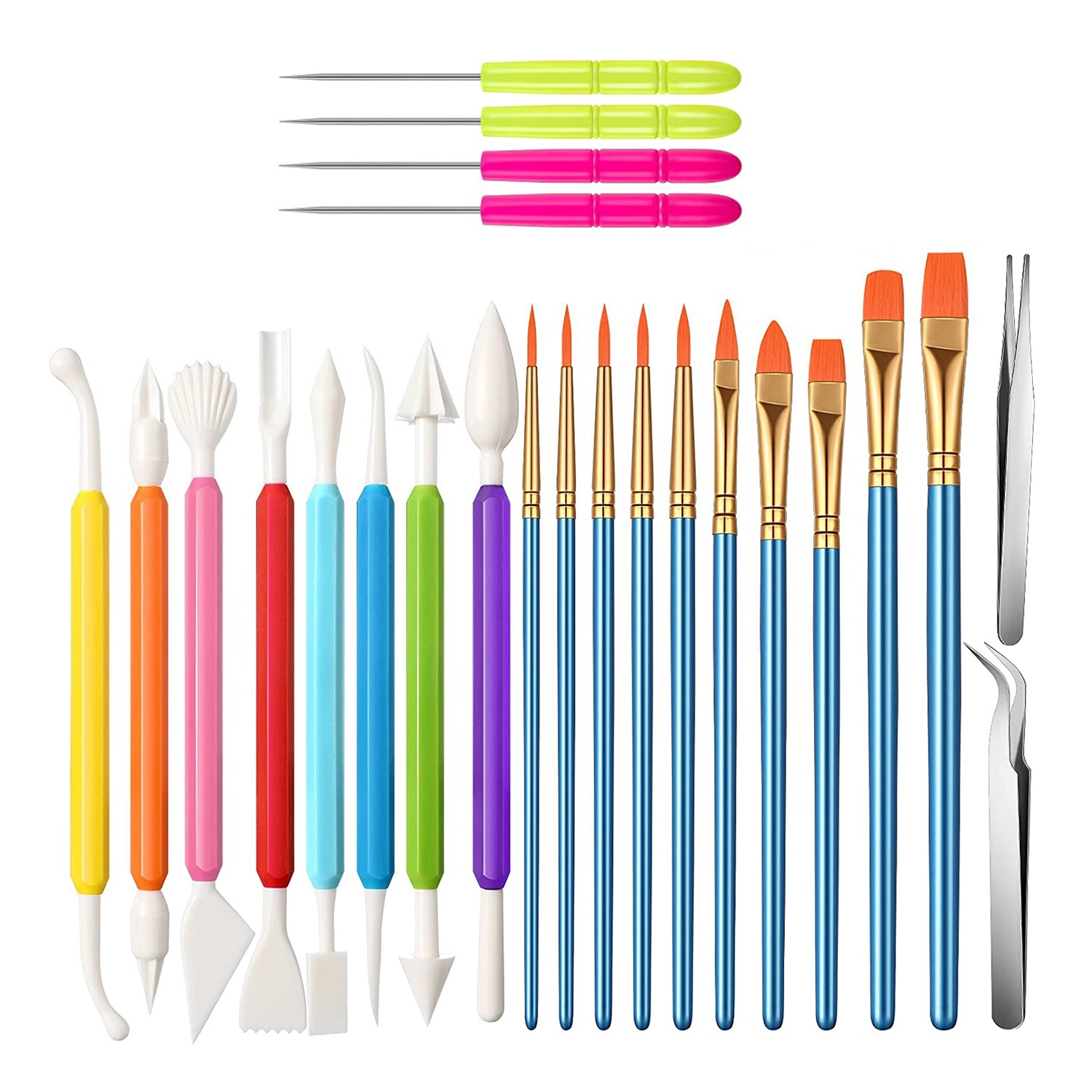 AB15-24 Pcs Cookie Decorating  - Model Kit Tweezers ulasan dan harga