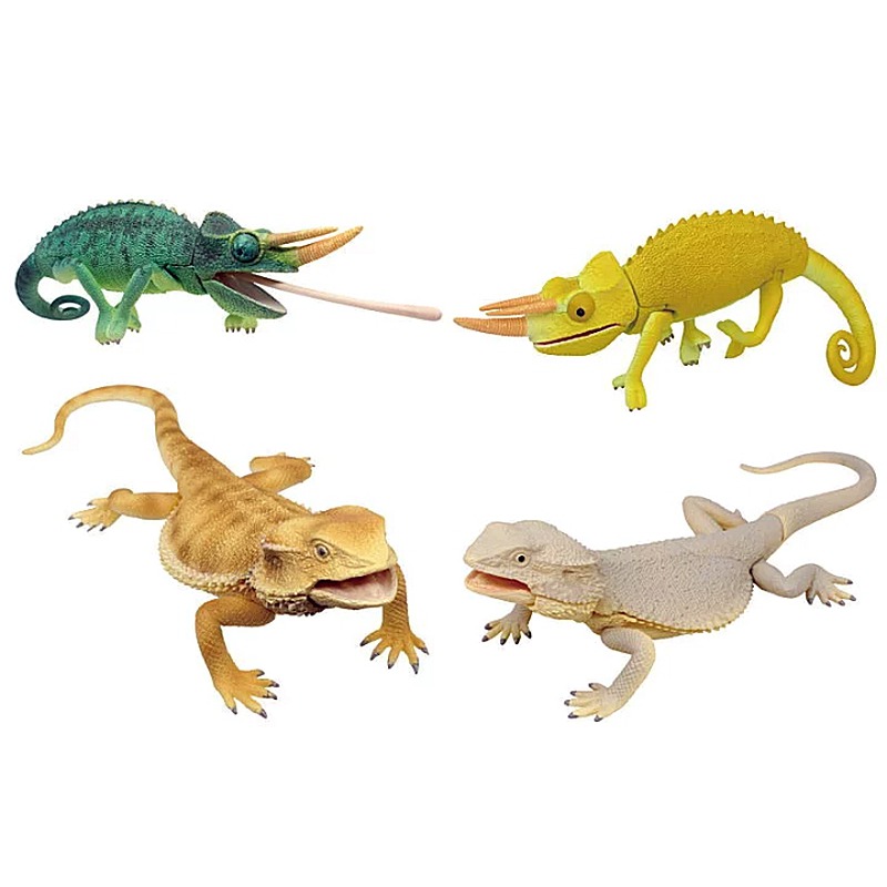 Japanese Bandai Genuine Gacha  - Model Kit Lizard ulasan dan harga