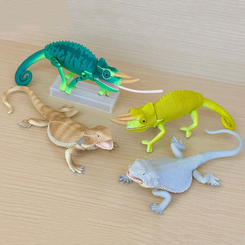 Japanese Bandai Genuine Gacha  - Model Kit Lizard ulasan dan harga