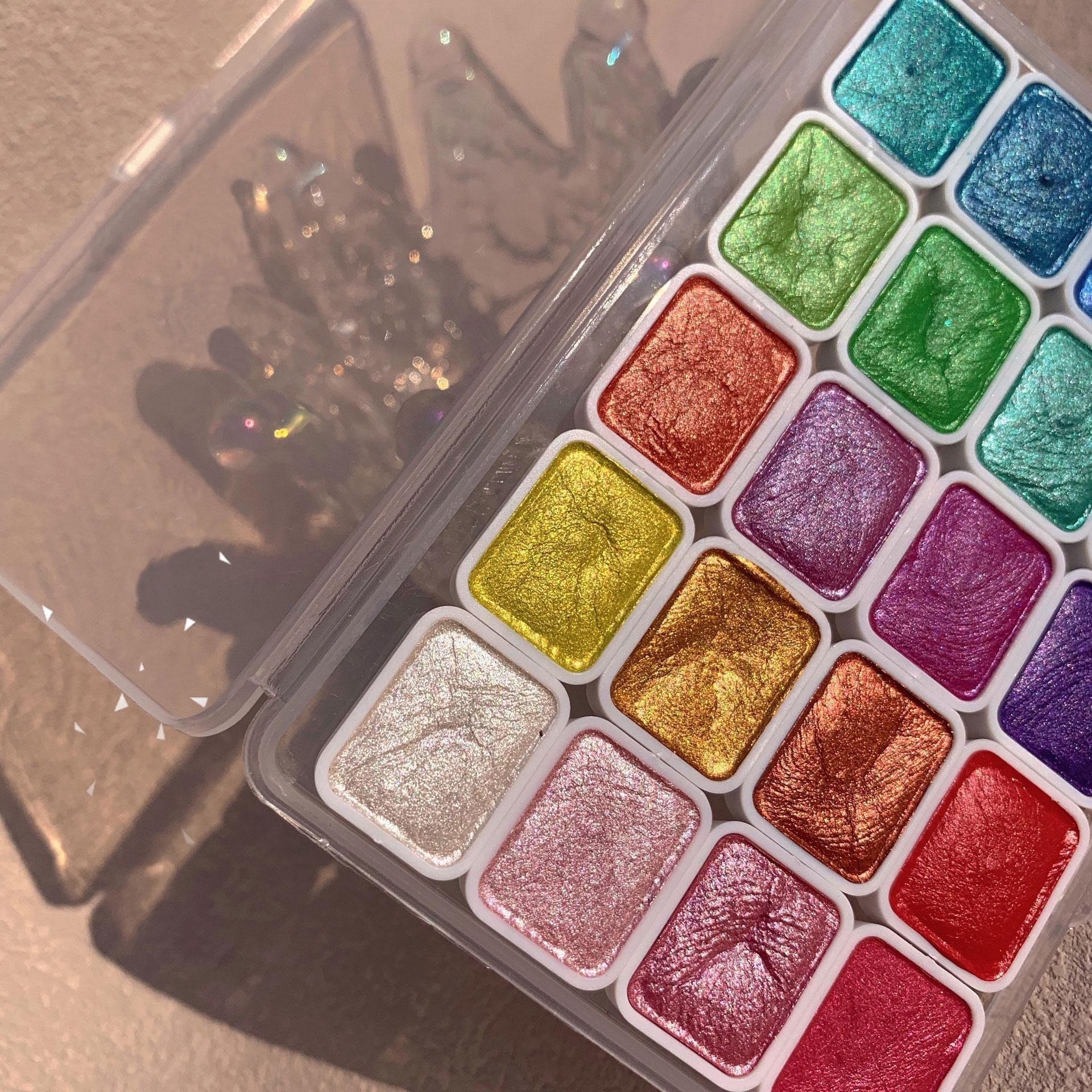 Pearlescent Paints Portable 20 - Metallic Paint Set ulasan dan harga