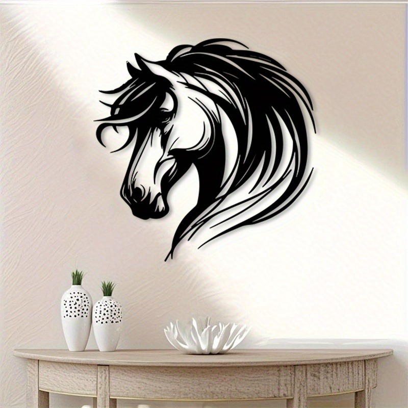 Vintage Horse Metal Wall Art,  - Model Kit Vintage ulasan dan harga