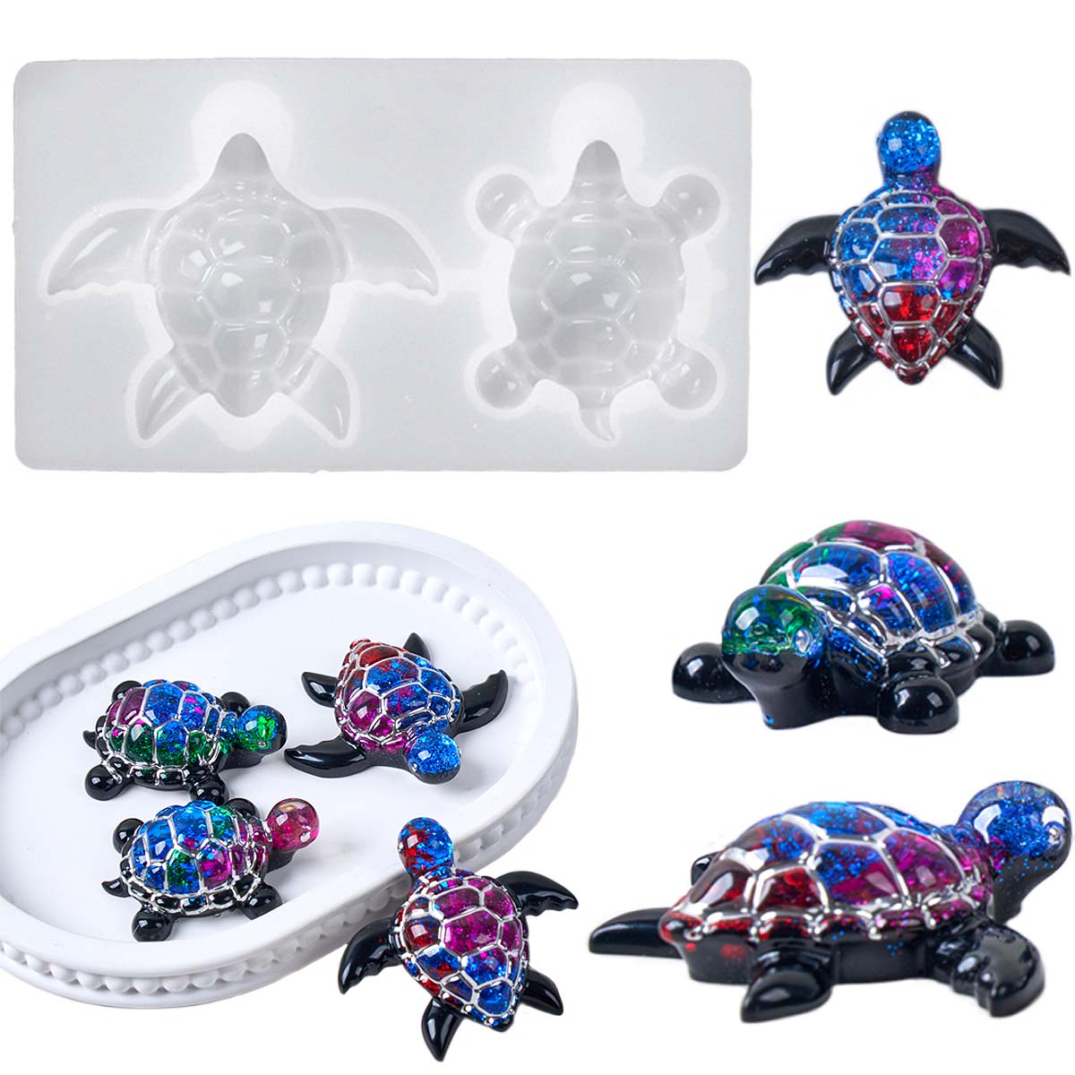 3D Sea Turtle Keychain Silicon - Model Kit Resin ulasan dan harga