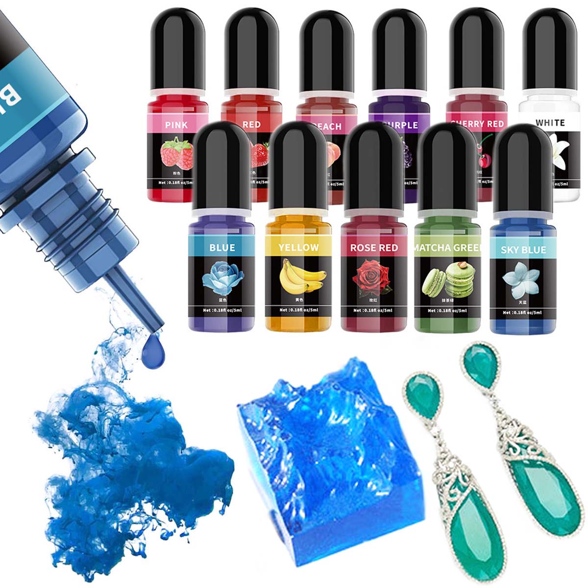 5ml/Bottle Epoxy Resin Pigment - Model Kit Resin ulasan dan harga