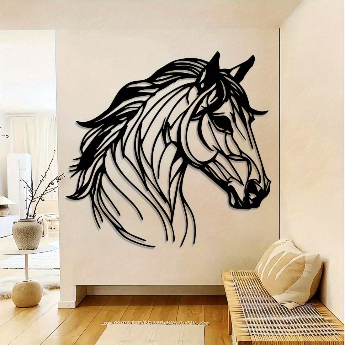Vintage Wild Horse Metal Wall  - Model Kit Vintage ulasan dan harga