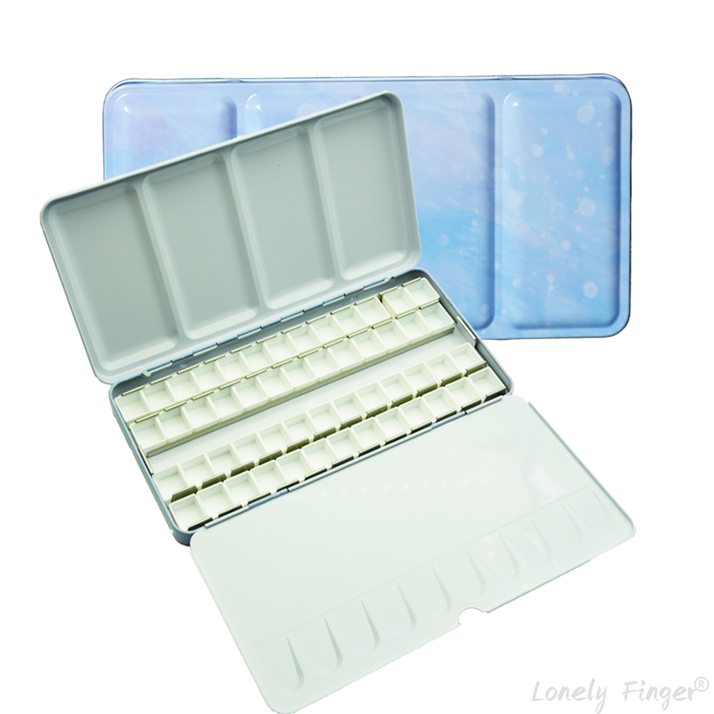 Empty Watercolor Palette Tin S - Metallic Paint Set ulasan dan harga