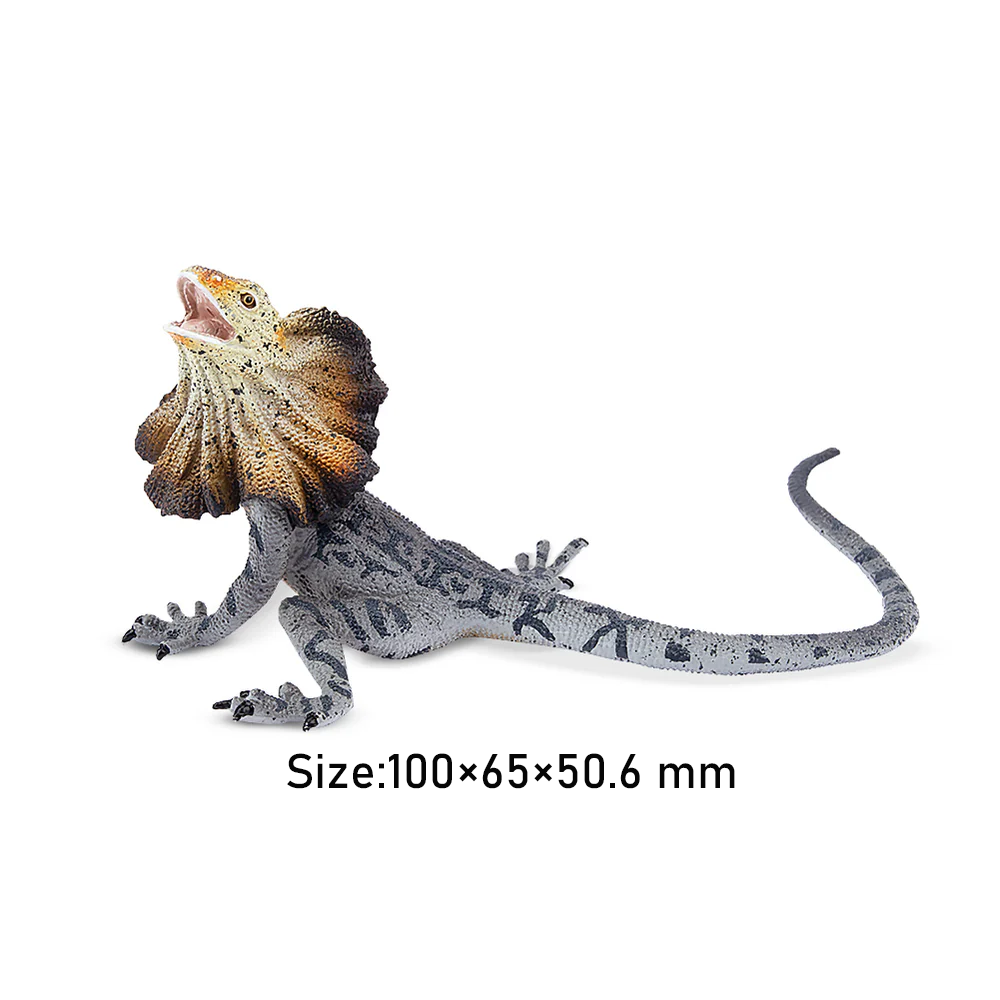 Toymany Simulation Frilled Liz - Model Kit Lizard ulasan dan harga