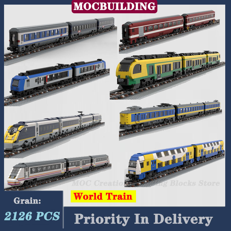 MOC City 220 Class Diesel Trai - Model Kit Train ulasan dan harga