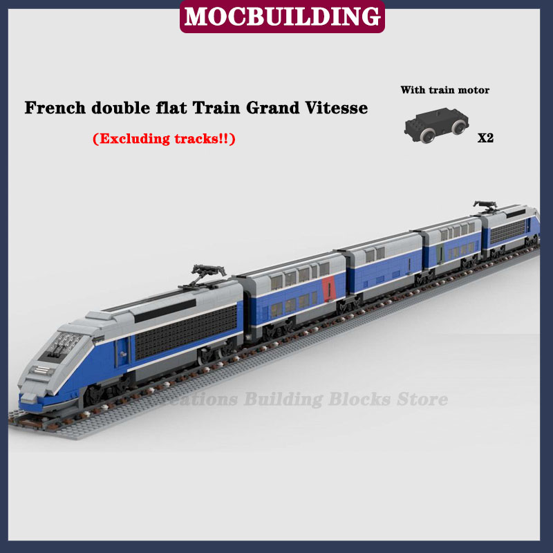 MOC City 220 Class Diesel Trai - Model Kit Train ulasan dan harga