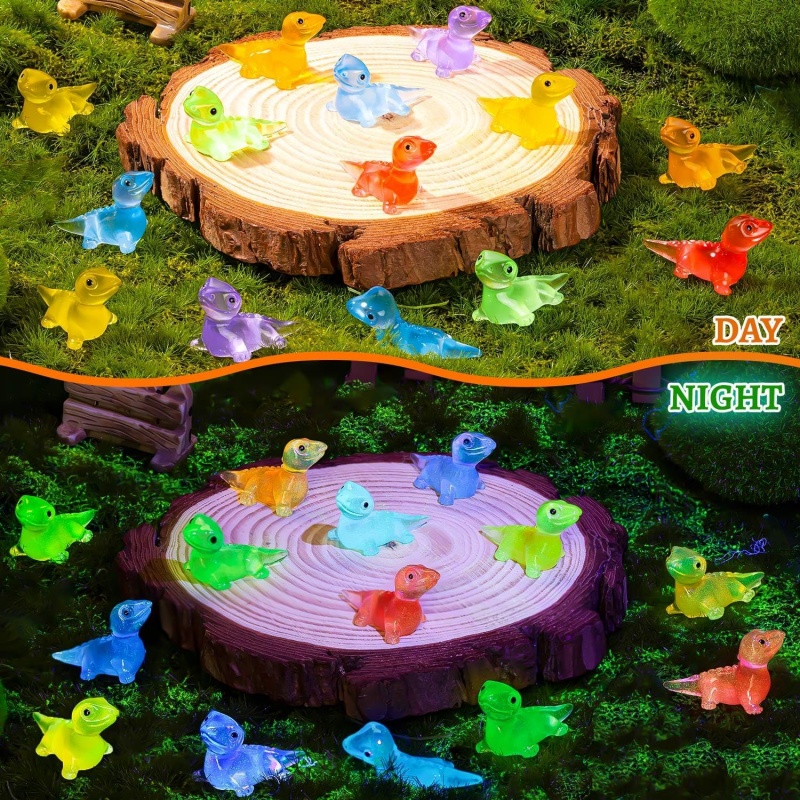 30PCS Mini Lizards Glow At Dar - Model Kit Lizard ulasan dan harga