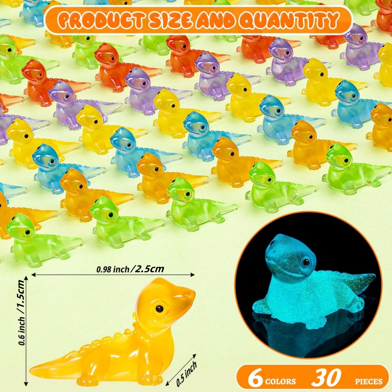 30PCS Mini Lizards Glow At Dar - Model Kit Lizard ulasan dan harga