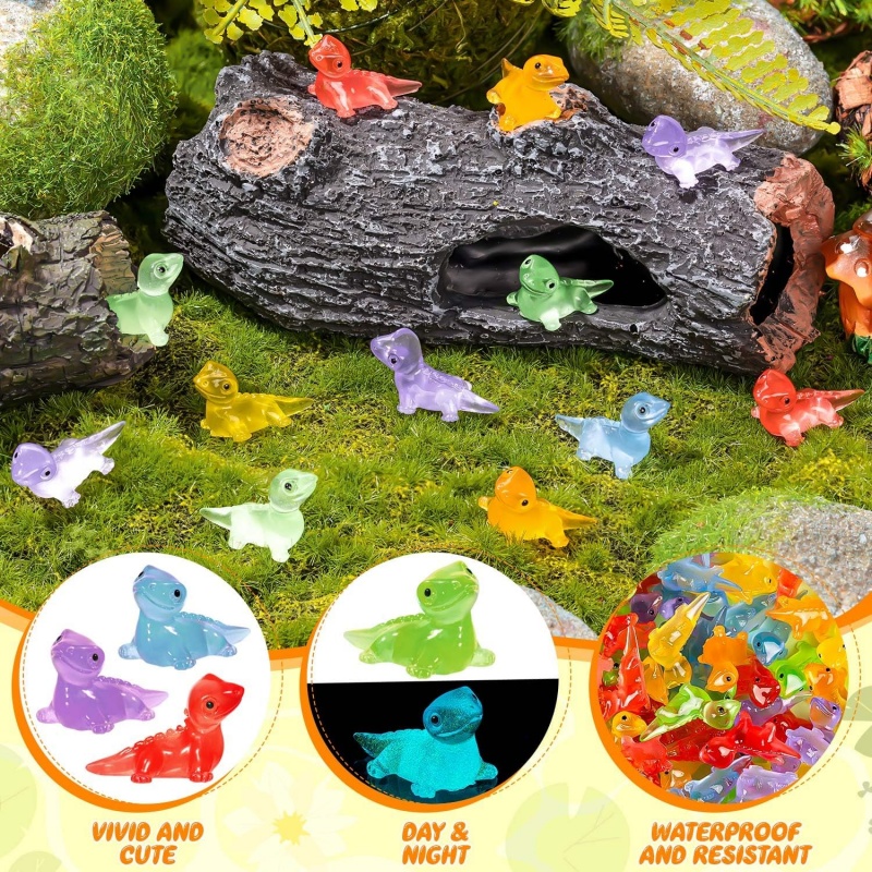 30PCS Mini Lizards Glow At Dar - Model Kit Lizard ulasan dan harga