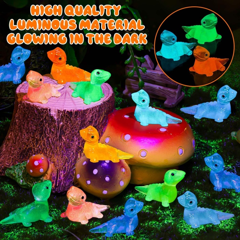 30PCS Mini Lizards Glow At Dar - Model Kit Lizard ulasan dan harga