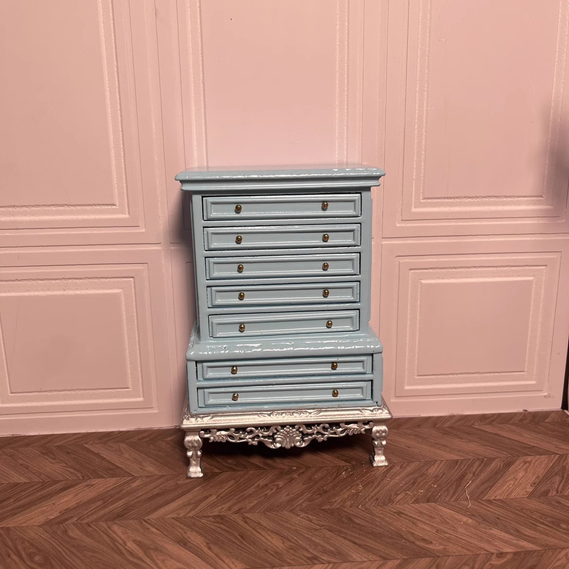 Miniature Dollhouse Furniture  - Model Kit Vintage ulasan dan harga