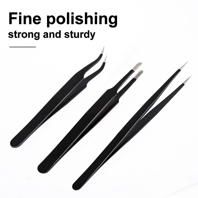 Deli 3PCS Tweezers Set Upgrade - Model Kit Tweezers ulasan dan harga