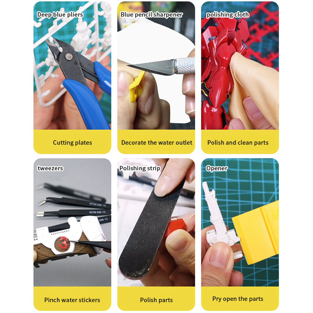 Model Basic Tools for Craft DI - Model Kit Tweezers ulasan dan harga